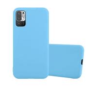 CADORABO in silicone TPU flessibile Candy Style Cover per Xiaomi RedMi NOTE 10 5G / POCO M3 PRO 5G, CANDY BLU