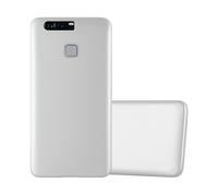 CADORABO in silicone TPU flessibile Custodia per cellulare per Huawei P9 PLUS, ARGENTO METALLICO