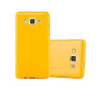 CADORABO in silicone TPU flessibile Custodia per cellulare per Samsung Galaxy A5 2015, JELLY GIALLO