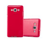 CADORABO in silicone TPU flessibile Custodia per cellulare per Samsung Galaxy A5 2015, JELLY ROSSO