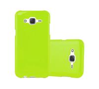 CADORABO in silicone TPU flessibile Custodia per cellulare per Samsung Galaxy J5 2015, JELLY VERDE