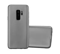 CADORABO in silicone TPU flessibile Custodia per cellulare per Samsung Galaxy S9 PLUS, GRIGIO METALLICO
