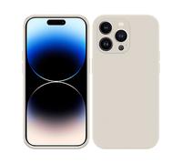 CADORABO in silicone TPU flessibile e Soft Touch Cover per Apple iPhone 14 PRO, REAL LIQUID GRIGIO