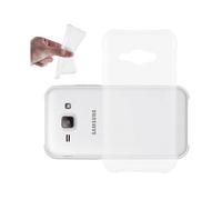 CADORABO in silicone TPU flessibile ultra Slim Custodia per Samsung Galaxy J1 ACE, TRANSPARENTE