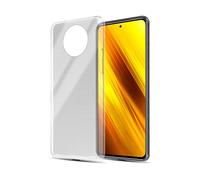 CADORABO in silicone TPU flessibile ultra Slim Custodia per Xiaomi POCO X3 NFC, TRANSPARENTE