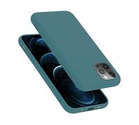 CADORABO liquid silicone style in TPU flessibile Custodia per Apple iPhone 12 PRO MAX, LIQUID VERDE