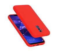 Cadorabo cover compatibile con Huawei MATE 20 LITE, cover in silicone liquido per MATE 20 LITE, custodia in silicone, resistente ai graffi e agli urti sottile cover protettiva - LIQUID ROSSO