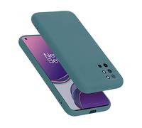 CADORABO liquid silicone style in TPU flessibile Custodia per OnePlus 8T, LIQUID VERDE