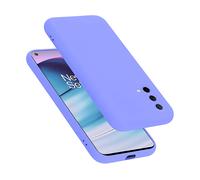 CADORABO liquid silicone style in TPU flessibile Custodia per OnePlus Nord CE 5G, LIQUID LILA CHIARO