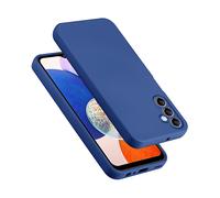 CADORABO liquid silicone style in TPU flessibile Custodia per Samsung Galaxy A14 4G / 5G / M14, LIQUID BLU