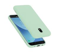 Cadorabo cover compatibile con Samsung Galaxy J5 2017, cover in silicone liquido per Galaxy J5 2017, custodia in silicone, resistente ai graffi e agli urti sottile cover - LIQUID VERDE CHIARO