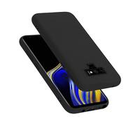Cadorabo cover compatibile con Samsung Galaxy NOTE 9, cover in silicone liquido per Galaxy NOTE 9, custodia in silicone, resistente ai graffi e agli urti sottile cover protettiva - LIQUID NERO