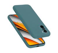 CADORABO liquid silicone style in TPU flessibile Custodia per Xiaomi Mi 11i / POCO F3, LIQUID VERDE