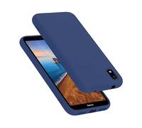 CADORABO liquid silicone style in TPU flessibile Custodia per Xiaomi RedMi 7A, LIQUID BLU