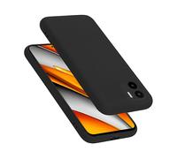 CADORABO liquid silicone style in TPU flessibile Custodia per Xiaomi RedMi A1, LIQUID NERO