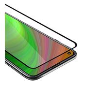 Cadorabo Pellicola Protettiva copertura completa compatibile con Motorola One Action in TRASPARENTE con NERO - Vetro di protezione del display (Tempered) con durezza 9H con compatibilità 3D touch