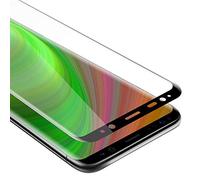 Cadorabo Pellicola Protettiva Copertura Completa Compatibile con Samsung Galaxy S9 Plus in Trasparente con Nero - Vetro di Protezione del Display (Tempered) con durezza 9H con compatibilità 3D Touch