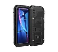 CADORABO Robusta protezione a 360° con protezione del display Cover per Apple iPhone XR, NERO