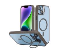 CADORABO Stand e protezione dell'obiettivo Cover per Apple iPhone 13, GRIGIO