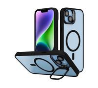 CADORABO Stand e protezione dell'obiettivo Cover per Apple iPhone 14 PLUS, NERO