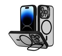 CADORABO Stand e protezione dell'obiettivo Cover per Apple iPhone 14 PRO, NERO