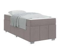 Cadre de lit avec matelas intégré Talpa 120 x 190 cm Tissu moderne avec sommier à lattes, matelas ressorts ensachés soutien ferme, assemblage facile design minimaliste pour chambre à 280 kg capacité