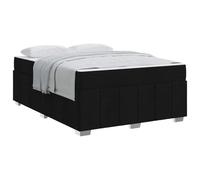 Cadre de lit avec matelas Nero 140 x 200 cm Tissu design moderne minimaliste, sommier à lattes fixe robuste, soutien confort moyen ferme pour chambre à coucher, structure en 280 kg, montage facile