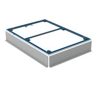 Geberit telaio di montaggio per zone doccia Setaplano oltre 100 cm, per 6 piedi, 154.477.00.1, 160x90 cm, altezza 3 cm - 154.477.00.1