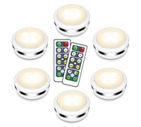 Cadrim Luce Notturna Armadio Lampada LED da Parete 6PZ 5 Perle Lampade Adesive
