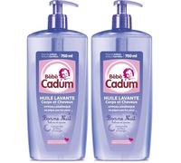 Cadum lenitivo, delicato, ipoallergenico, detergente, nutriente per il corpo e i capelli (confezione da 2)