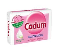 Cadum Sapone solido morbido - Dal 1912 - Oli 100% vegetali con mandorle dolci biologici, 100 g