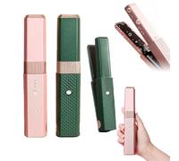 Caduola Masterscape - Piastra per capelli portatile, Spazzola per piastra per capelli senza fili con USB ricaricabile, Mini ferro arricciacapelli a doppio uso (Mescolare)