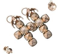 Caduola Mini ciondolo a sfera massonica trasformante, design trasformativo, un simbolo indossabile dell'eredità fraterna, Misura unica, Metallo, Nessuna pietra preziosa