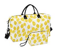 Caduta Foglia Fichi Giallo Decorativo Borsa A Mano Da Viaggio Palestra Sport Duffel Borse con Cinghia Regolabile per Palestra Impermeabile Bolsa de Gym para Mujer