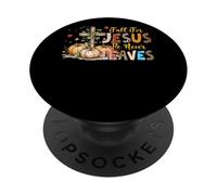 Caduta per Gesù non se ne va mai PopSockets PopGrip Adesivo