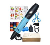 CAELLUMA Penna 3D per bambini con 12 colori PLA · Senza schermi e app · Ideale per regali · Sicuro, facile da usare e creativo; include accessori e manuale in spagnolo (chiaro)