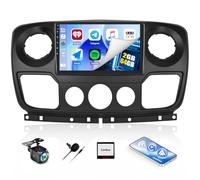 CAEMCHO 2+64G Android 13 Navi Autoradio per Renault Master/OPEL Movano/Nissan NV400 2010 con Telecamera Posteriore, 10 Pollici Wireless Carplay Bluetooth Radio con Android WIFI GPS Specchio Link