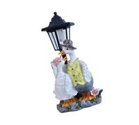 CaeorKvor Adorabile uccello pallido illuminato dal sole per esterni, design resistente all'acqua, migliora la bellezza del cortile e il giardino notturno accento