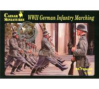 CAESAR MINIATURES 1/72 - H81 World War II German Infantry Marching - LIMITED BOX