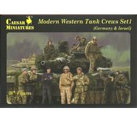 Caesar Miniatures 1/72 Moderno Western Serbatoio Equipaggi Set 1 (Germania &