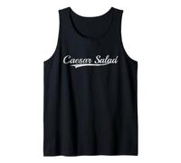Caesar Salad Vintage Varsity Style Throwback Classic Theme Canotta