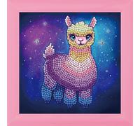 CAFBL-11: "Rainbow Llama" - Ashley Erickson Inlijstbare Crystal Art