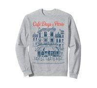Café Days À Paris Scenic French Elegance Felpa