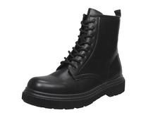 Cafe' Noir Anfibi Con Cerniera Nero - Donna Scarpe Stivaletti Stringati