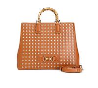 Cafè Noir Borsa a mano con manici in bambù