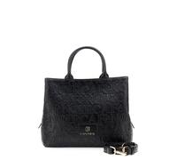 CAFèNOIR - Borsa A Mano Effetto Pelle Con Embossed All Over Logato, Da Donna, Colore Nero, Taglia Unica