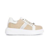 Cafè Noir C1DE9010 SNEAKERS IN RAFIA CON STRASS LATERALE EACCESSORI GIOIELLO LEV