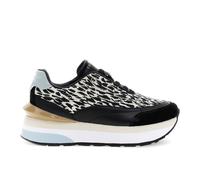 Cafè Noir C1DL9002 RUNNING IN NYLON STAMPA ANIMALIER E PELLE
