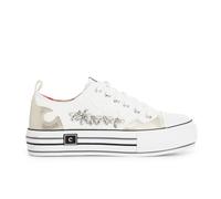 Cafè Noir C1DM9128 SNEAKERS MID IN TESSUTO CON PATCH STRASS