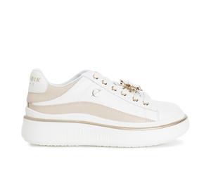Cafè Noir C1DS1013 SNEAKER IN PELLE CON ACCESSORIO SMALTATO